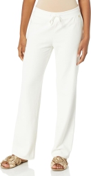 Женские велюровые брюки Guess широкие штаны 1159797026 (Молочный, XS)