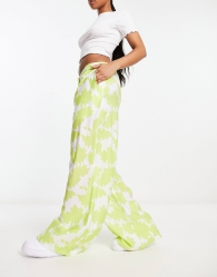 Женские легкие штаны Armani Exchange с принтом 1159797181 (Зеленый, 12)