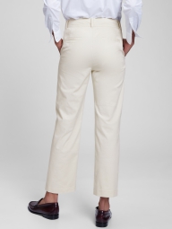 Стильные брюки GAP штаны с высокой посадкой 1159800002 (Молочный, 4)