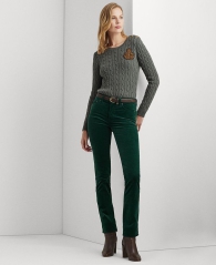 Женские вельветовые штаны Ralph Lauren 1159806958 (Зеленый, 6)