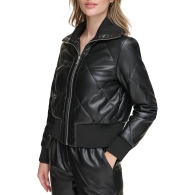 Штаны Calvin Klein из экокожи 1159809832 (Черный, M)