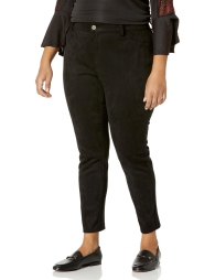 Стильные замшевые женские штаны Calvin Klein брюки 1159811252 (Черный, 18W)
