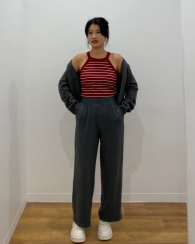 Мягкие штаны с начесом UNIQLO 1159817261 (Серый M)