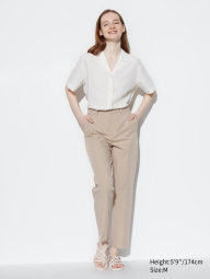 Еластичні штани UNIQLO 1159831033 (Бежевий M)