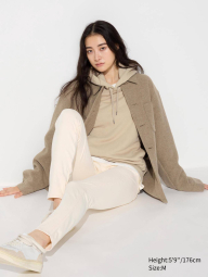 Женские штаны UNIQLO джеггинсы 1159832574 (Молочный M)
