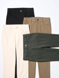 Женские ультраэластичные брюки UNIQLO джеггинсы 1159835239 (Зеленый M)