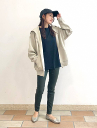 Женские ультраэластичные брюки UNIQLO джеггинсы 1159835239 (Зеленый M)