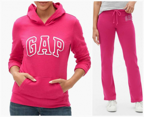 Женский спортивный костюм GAP кофта и штаны 1159760055 (Розовый, XS/S)