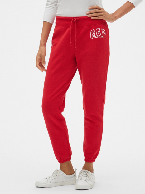 Женские джоггеры GAP спортивные штаны art708393 (Красный, размер L)
