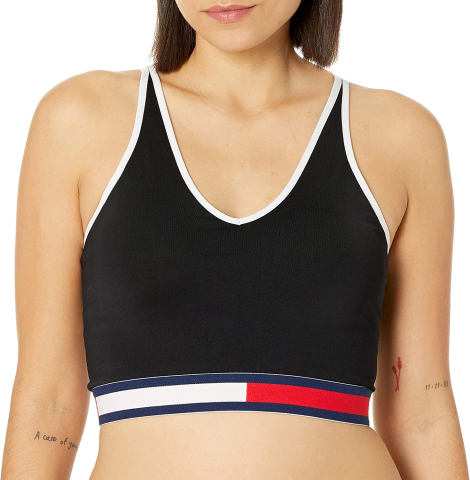 Спортивный топ Tommy Hilfiger бра 1159769545 (Черный, L)