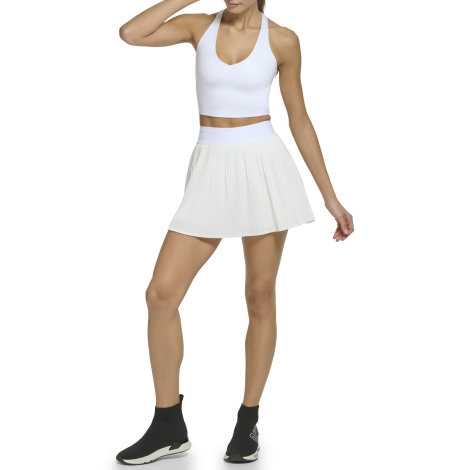 Плісована спортивна спідниця-шорти DKNY Sport міні 1159834441 (Білий XL)