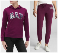 Спортивний костюм жіночий GAP кофта та штани (Фіолетовий, розмір M )