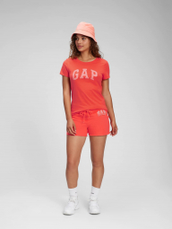 Спортивный комплект GAP футболка и шорты 1159764223 (Коралловый, S/M)