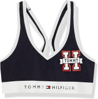 Спортивный топ Tommy Hilfiger бра с логотипом 1159770819 (Синий/Белый, S)
