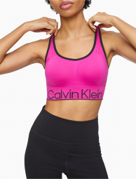 Спортивное бра Calvin Klein топ с логотипом 1159771431 (Розовый, L)