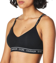 Женский бралетт Calvin Klein топ с логотипом 1159772582 (Черный, XL)