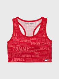 Спортивный топ Tommy Hilfiger бра с принтом 1159783899 (Красный, L)