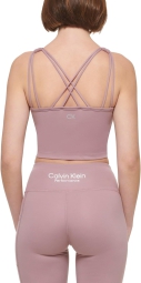Спортивное бра Calvin Klein топ с декоративными бретелями 1159796318 (Сиреневый, XL)