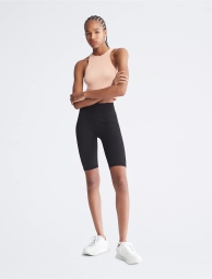 Женский спортивный топ Performance Calvin Klein в рубчик 1159794068 (Оранжевый, XL)