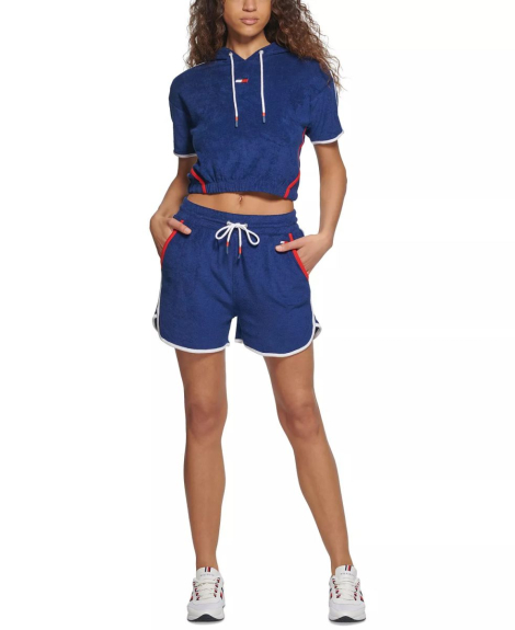 Жіночий спортивний костюм Tommy Hilfiger худі та шорти оригінал