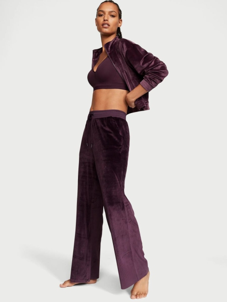 Велюровый костюм Victoria's Secret толстовка и штаны 1159803724 (Фиолетовый, M)