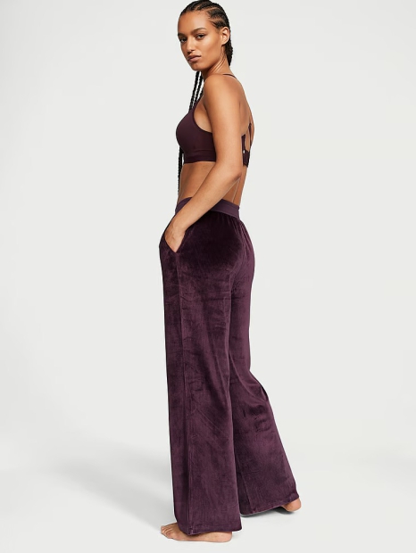Велюровый костюм Victoria's Secret толстовка и штаны 1159803724 (Фиолетовый, M)