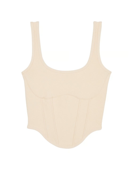 Спортивний комплект Victoria's Secret Pink топ та спідниця-шорти 1159829727 (Бежевий XS)
