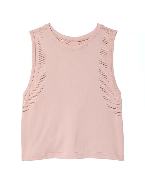 Спортивный бесшовный комплект Victoria's Secret Pink майка и лосины 1159830254 (Розовый XXL)