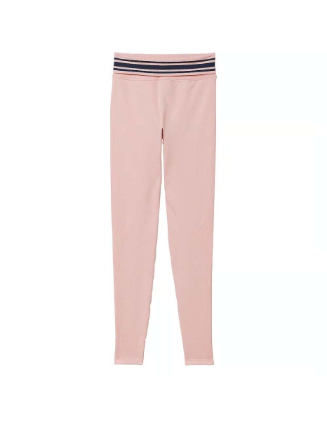 Спортивный бесшовный комплект Victoria's Secret Pink майка и лосины 1159830254 (Розовый XXL)