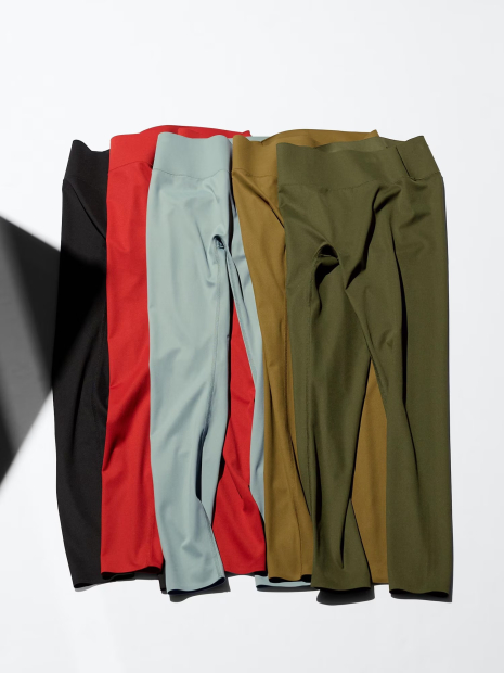 Спортивный комплект UNIQLO бюстгальтер-топ и леггинсы 1159833391 (Красный S)
