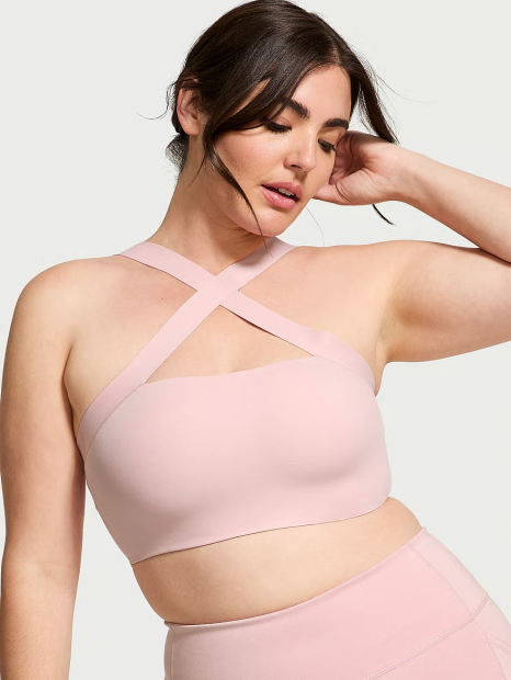 Спортивний комплект Victoria's Secret VSX топ та легінси 1159833449 (Рожевий S)