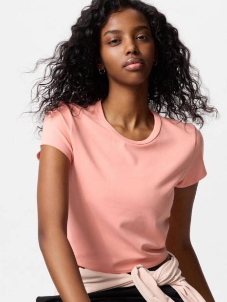Спортивный комплект AIRism Uniqlo футболка и шорты 1159833669 (Розовый S)