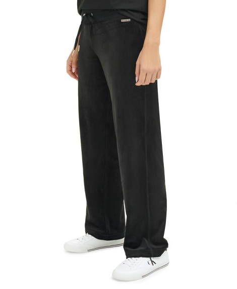 Женский велюровый костюм Calvin Klein толстовка и штаны 1159837428 (Черный L)