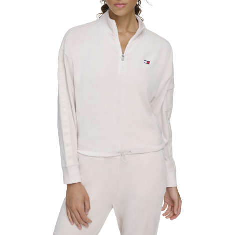 Женский велюровый костюм Tommy Hilfiger толстовка и штаны 1159837442 (Бежевый XL)