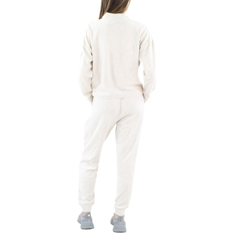 Женский велюровый костюм Tommy Hilfiger толстовка и штаны 1159837442 (Бежевый XL)