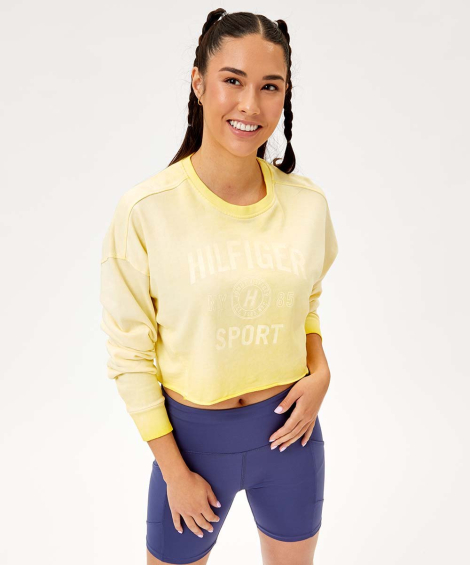 Женский костюм Tommy Hilfiger свитшот и джоггеры 1159837452 (Желтый XL)