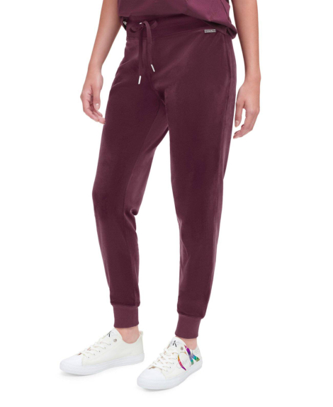Женский велюровый костюм Calvin Klein толстовка и джоггеры 1159837488 (Фиолетовый XL)