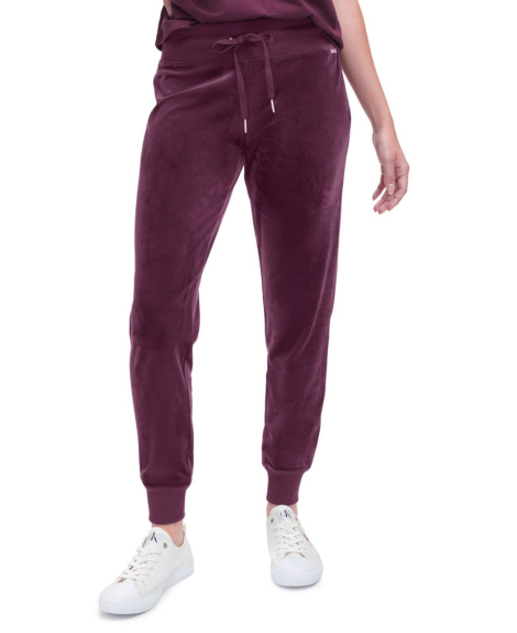 Женский велюровый костюм Calvin Klein толстовка и джоггеры 1159837488 (Фиолетовый XL)