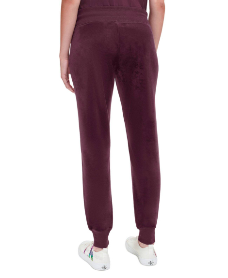 Женский велюровый костюм Calvin Klein толстовка и джоггеры 1159837488 (Фиолетовый XL)