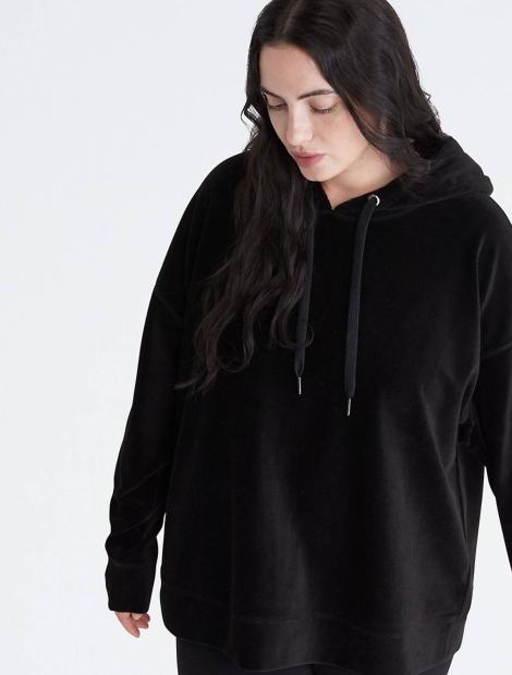 Женский костюм Calvin Klein худи и штаны 1159837541 (Черный 3X)