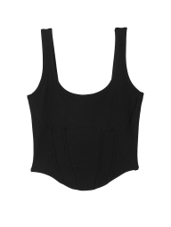 Спортивний комплект Victoria's Secret Pink топ та спідниця-шорти 1159823606 (Чорний M)