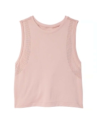 Спортивный бесшовный комплект Victoria's Secret Pink майка и лосины 1159830254 (Розовый XXL)