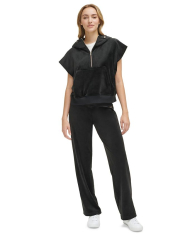 Женский велюровый костюм Calvin Klein толстовка и штаны 1159837427 (Черный L)