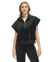 Женский велюровый костюм Calvin Klein толстовка и штаны 1159837427 (Черный L)