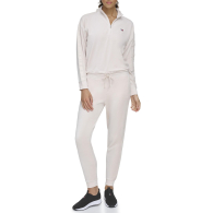 Женский велюровый костюм Tommy Hilfiger толстовка и штаны 1159837442 (Бежевый XL)