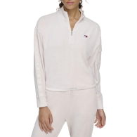 Женский велюровый костюм Tommy Hilfiger толстовка и штаны 1159837442 (Бежевый XL)