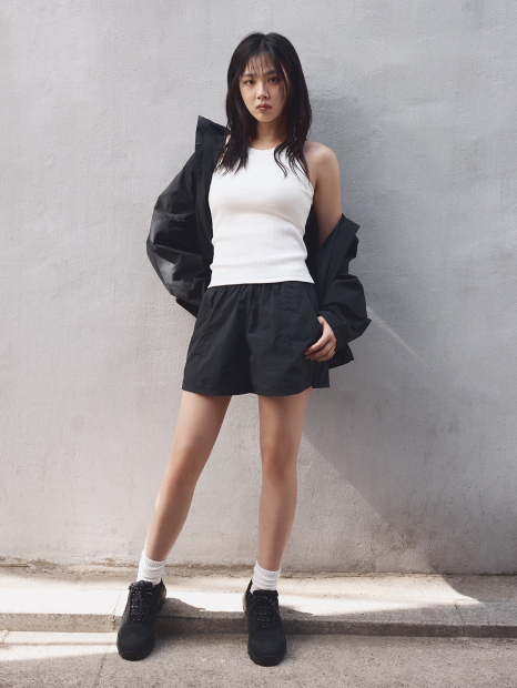 Женские легкие шорты UNIQLO 1159833262 (Черный S)