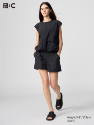 Женские легкие шорты UNIQLO 1159833262 (Черный S)