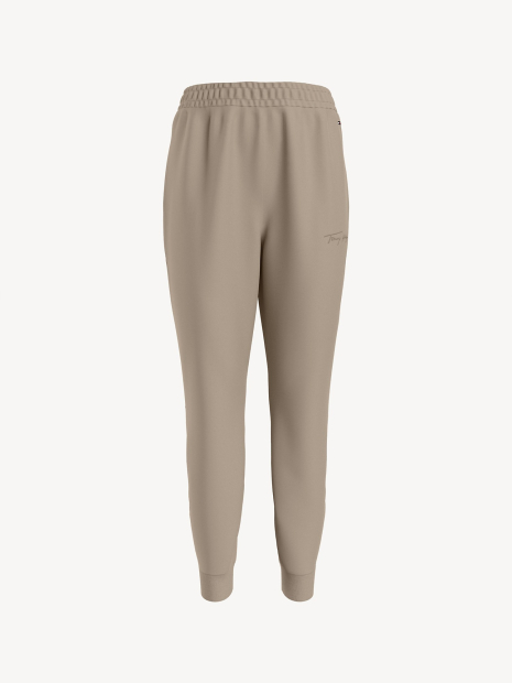 Женские спортивные штаны Tommy Hilfiger джоггеры на флисе 1159777533 (Бежевый, L)