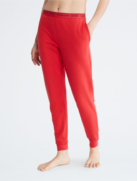 Женские спортивные штаны Calvin Klein джоггеры 1159785860 (Красный, M)